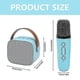thumbnail image 3 of Karaoke Machine for Kids with 2 Wireless Microphones, Portable Karaoke Machine with Bluetooth for Kids, Adults, 3 of 4