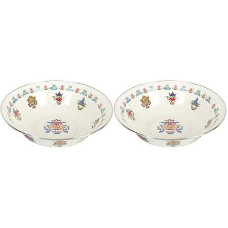 

2 PCS Plastic Storage Trays Camping Tableware Enamel Edge Basin China Enamelware Old- Fashioned