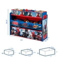 thumbnail image 5 of Marvel Spider-Man Deluxe 9 Bin Design and Store Toy Organizer by Delta Children, 5 of 8