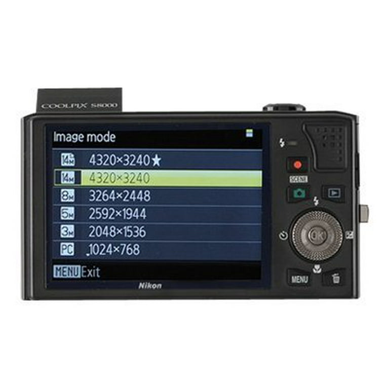 Nikon Coolpix S8000 - Digital camera - compact - 14.2 MP Nikon Coolpix S8000 - Digital camera - compact - 14.2 MP
