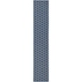 thumbnail image 2 of Nourison Reversible Indoor Outdoor 2'2" x 10' Blue Modern Rug, 2 of 8