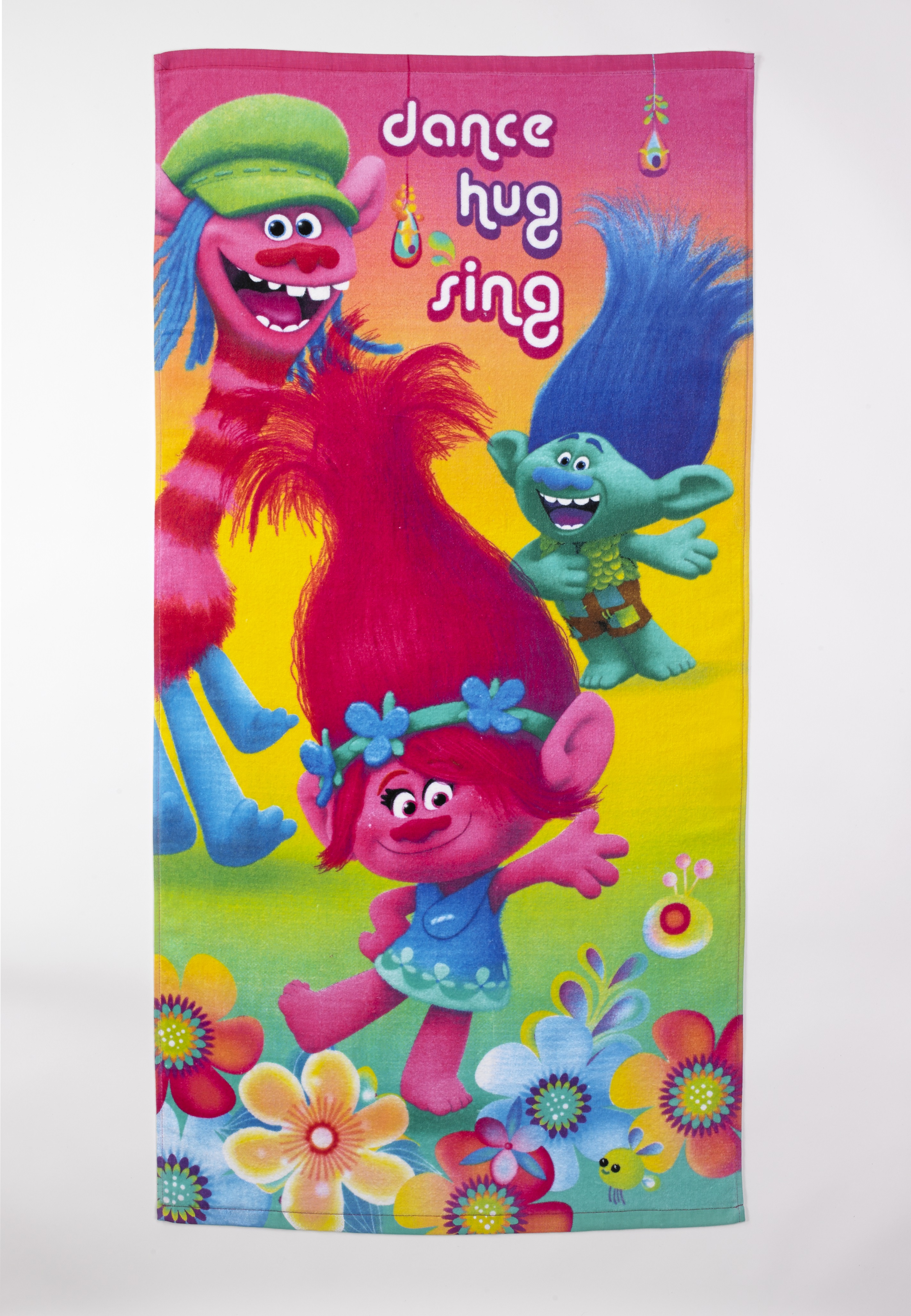 trolls hooded towel