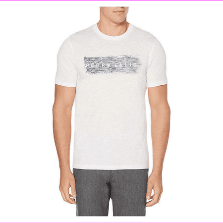 Men's Perry Ellis Paint Stroke Short Sleeve Slub Graphic T-Shirt ,XL