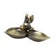 thumbnail image 2 of Bandeja de almacenamiento con forma de estatua de ardilla, manualidades, organizador pequeño y novedoso, figura de resina para armario, centro de mesa bronce, 2 of 8