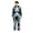 B-Black, variant on Men's Printed Hooded Jumpsuit For Men Futuristic Hoodie Romper With Graphic Design And Comfortable Fit