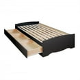 thumbnail image 2 of black twin xl mate's platform storage bed with 3 drawers, 2 of 2