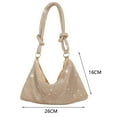 thumbnail image 2 of Bolso de mujer brillante con diamantes completos, de noche desmontable para cena, fiesta, boda, 2 of 4