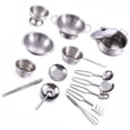 thumbnail image 4 of Juego De Ollas Y Sartenes, El Acero Inoxidable Desarrolla Habilidades De 16 Piezas Y Sartenes Juguetes De Cocina Para Niños Accesorios De Cocina Set, 4 of 8