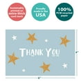 thumbnail image 6 of Tree-Free Greetings Thank You Greeting Card 12 Pack, 4x6, Blue Rainbow Baby Shower (TK61355), 6 of 7