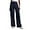 Navy Blue, variant on Women Wide Leg Pants High Waisted Business Casual Work Trousers Dressy Pants with Pockets