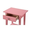 thumbnail image 4 of Pemberly Row Modern / Contemporary 1 Drawer Nightstand in Pink, 4 of 7