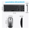 thumbnail image 2 of Inalámbrico Kit Teclado Y Ratón Recargable De Wifi De Conexión Estable, 2 of 3