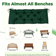 thumbnail image 6 of Swing Cushion & Bench Cushion, Outdoor Swing Seat Pad, Replacement Cushion for Garden Furniture, Patio & Terrace, Soft Supportive & Durable, 100x50cm, Green, 6 of 8