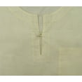 thumbnail image 6 of Atasi Men's Short Off White Kurta Cotton Casual Shirt Ethnic Tunic-XXX-Large, 6 of 7