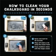 thumbnail image 6 of VersaChalk Cleaning Kit, 250ml Spray Bottle, For Chalkboards & Whiteboards, Non-Toxic, Includes Accessories, 6 of 9