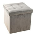 thumbnail image 4 of Banco de almacenamiento Strade Fareast Limited terciopelo plegable rectangular, 4 of 8