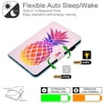 thumbnail image 4 of Allytech Case Fits for All-New Fire HD 10 Plus 2021(11th Gen), Fire HD 10.1" 2021 Case, Premium PU Leather Folding Stand Wallet Case with Auto Sleep Wake for Fire HD 10.1" 2021, Color Pineapple, 4 of 7