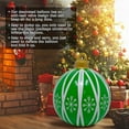 thumbnail image 4 of Hvmvliv Large Inflatable Christmas Balls Outdoor Christmas Yard Decorations Pvc Thicken Inflatables Decorative Ornaments for Yard 1.98 ft, Green, 4 of 7