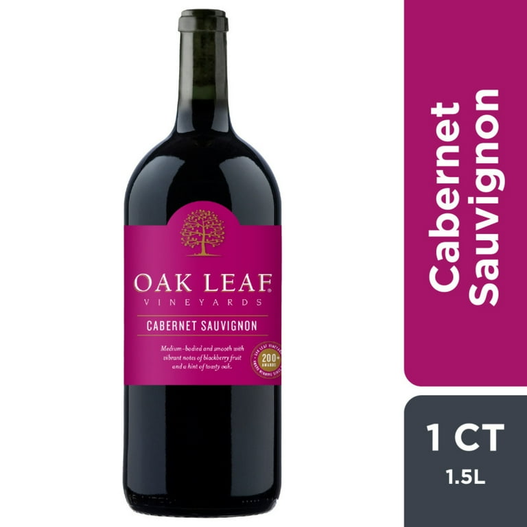 Oak Leaf Vineyards Cabernet Sauvignon Red Wine Bottle, Medium