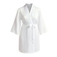 thumbnail image 5 of Joyspun Women’s and Women’s Plus Bridal Satin Robe, Sizes XS to 3X, 5 of 5