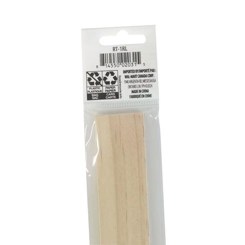 Règles en bois Pen + GEAR, 12 pouces (30 cm) – Emballées dans un sachet plastique imprimé | Qualité éducative