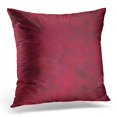 thumbnail image 1 of BOSDECO Burgundy Deep Red Plaster Material Pillowcase Pillow Cover Cushion Case 20x20 inch, 1 of 1