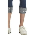 thumbnail image 4 of DKNY Jeans Skinny Fit Perlés pour Femmes, Bleu, 27, 4 of 4