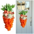 thumbnail image 1 of Easter Spring Home Carrot Garland Ornament Hanging Banner for Fireplace Mantel Kitchen Wall Party Festival, 1 of 6