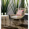 thumbnail image 3 of 18â€ Red Gold Tropical Indoor Outdoor Throw Pillow, 3 of 3