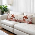 thumbnail image 2 of Ocean Red Turtles Body Pillow Cover 20 x 54 Inch Decorative Pillow Cover Coastal Coral Vintage Seagrass Flowers Lumbar Pillowcase Seasonal Rectangle Cushion Case for Couch Sofa Bed Living Room, 2 of 9