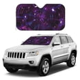 thumbnail image 3 of YFYANG Front Windshield Sun Shade, Purple Sci-Fi Tunnel Foldable Car Visor for Cars, Trucks, SUVs, Medium, 3 of 9