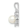 thumbnail image 2 of Sterling Silver FW Cultured Pearl & Diam. Pendant Charm, 2 of 4