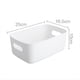 thumbnail image 3 of Oficina de Caja de Almacenamiento de Plástico, Hogar, Cocina, Organizador Ordenado Cesta de Almacenamiento de Estudio de Plástico, 3 of 6