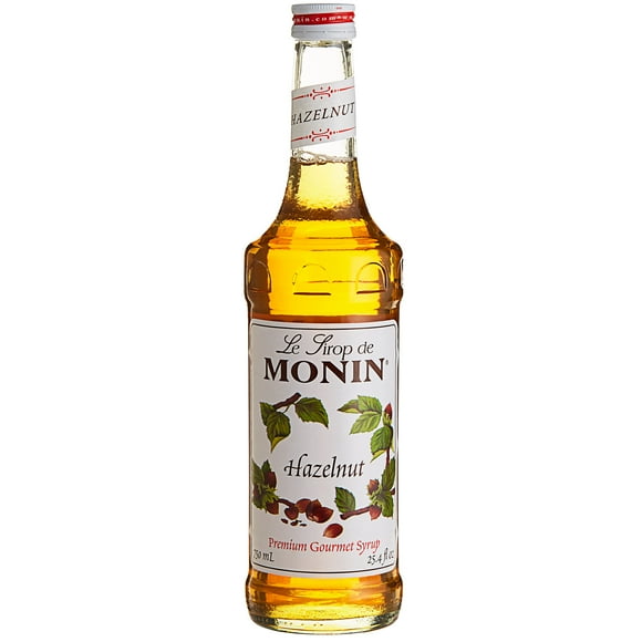 Monin 750 mL Premium Hazelnut Flavoring Syrup