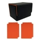 thumbnail image 2 of Caja de baraja de cartas TCG Premium, estuche para tarjetas, contenedor, Protector de tarjetas de juego naranja interior Cola Estuche para baraja de cartas coleccionables, 2 of 8