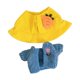thumbnail image 2 of 2 piezas de ropa para muñecas con sombrero, conjuntos para muñecas de 20 cm, muñecas para niñas y muñecas para niños. Flor roja, 2 of 9