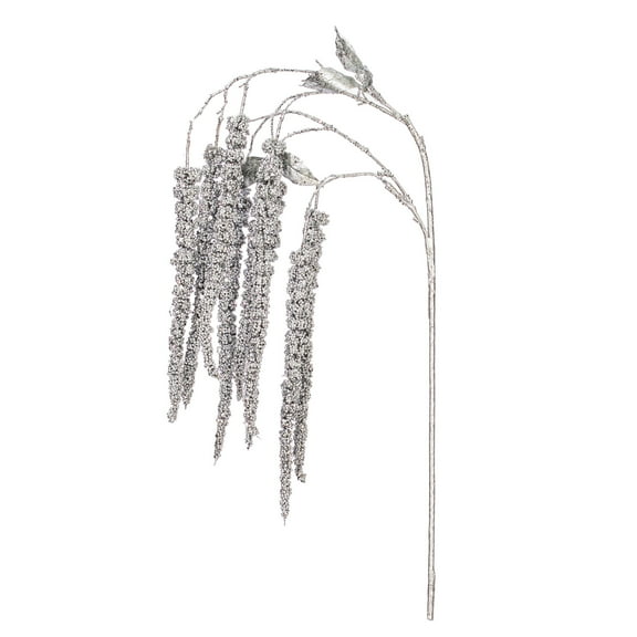 Vickerman 44" Artificial Silver Amaranthus Spray 2 per Bag. Includes 2 sprays per pack.
