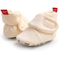 thumbnail image 4 of Baby Booties Infant Newborn Boys Girls Slippers Warm Crib Sock Shoes Indoor First Walker Prewalker, 4 of 7