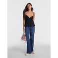 thumbnail image 2 of No Boundaries Pleated Babydoll Tank Top, Women’s XXS-XXL, 2 of 5