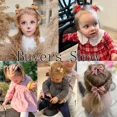 thumbnail image 2 of 10 unids/set nuevo lindo cinta sólida Bowknot pinzas para el cabello para niñas lazos hechos a mano pasadores de horquilla accesorios para el cabello para niños, 2 of 5