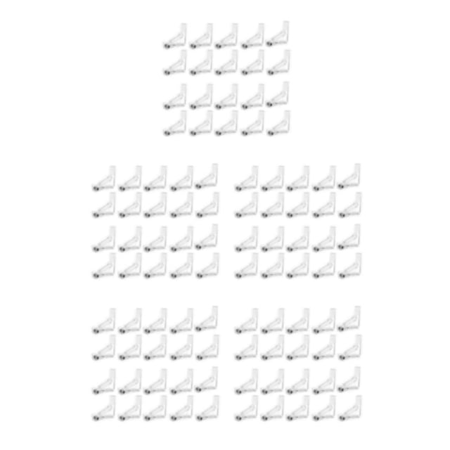 relayinert Multifunctional Tablecloth Clips Secure Versatile And Long-Lasting Durable And Long-Lasting ABS Table Clips Clamp Transparent 20PCS 5Set