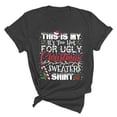 thumbnail image 3 of TINZ T-Shirt Décontracté pour Femmes à Col Rond Imprimé, Haut Confortable et Élégant, Chemises Raglan pour Femmes, Chemises Actives pour Femmes, Manches Courtes, T-Shirts à Manches Longues pour Femmes, 3 of 3