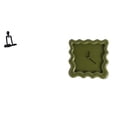 thumbnail image 1 of Escultura de pensador abstracto, adorno para dormitorio, estantería, armario, chimenea, combinado con reloj de pared cuadrado, decoración colgante sil, 1 of 8