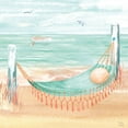thumbnail image 2 of June, Dina 26x26 Black Ornate Wood Framed with Double Matting Museum Art Print Titled - Ocean Breeze VI, 2 of 4