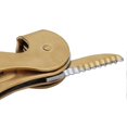 thumbnail image 2 of sea horse corkscrew wine tool bottle opener knife stainless steel hippocampus can opener double hinged corkscrewgold, 2 of 5
