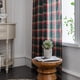 thumbnail image 4 of Nvzi Christmas Tartan Plaid Curtain Panel Farmhouse Cotton Check Rod Pocket(Green, 55x85), 4 of 5