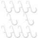 thumbnail image 2 of 10pcs Plastic Pegboard J Forma de forma de gancho Plaza Pantalla de pared Accesorios de tablero, 2 of 8