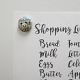 thumbnail image 2 of Mount Mt. Rushmore National Memorial South Dakota Panda Sloth Kitchen Refrigerator Locker Button Magnet, 2 of 6