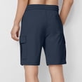 thumbnail image 5 of Boys Cargo Shorts Outdoor Hiking Shorts Lightweight Athletic Short with Pockets Summer Sweat Shorts Elastic Waist Drawstring 5-15 Years, 5 of 8