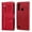 Red, variant on For Motorola Moto G8 Power Lite Fashion Calf Texture Zipper Horizontal Flip Leather Case with & &